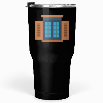 Discover Geometric Cabin Window Design Tumblers 30 Oz