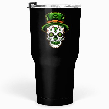 Discover Sugar Skull St Patricks Day Tumblers 30 Oz