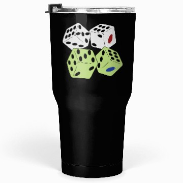 Discover roll ludo dice Tumblers 30 Oz