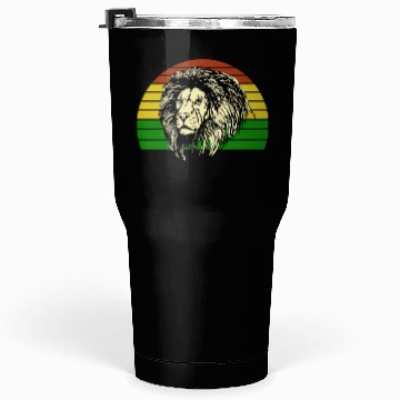 Discover Rasta Lion Reggae Tumblers 30 Oz