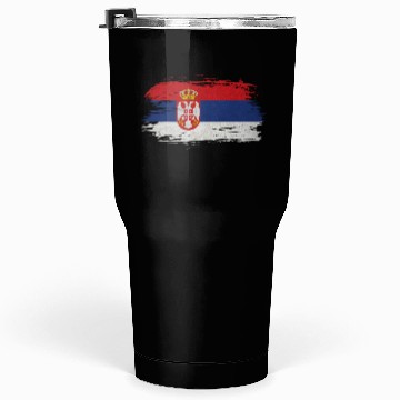 Discover Serbia Vintage Flag Tumblers 30 Oz