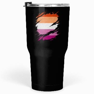 Discover Lesbian Pride Flag Ripped Reveal Tumblers 30 Oz