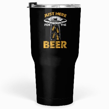 Discover Alien UFO Just Here For The Beer Vintage Tumblers 30 Oz