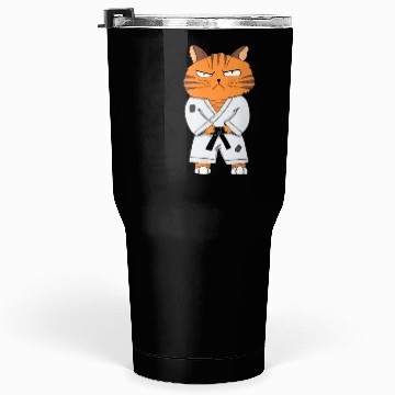 Discover Karate Cat Tumblers 30 Oz