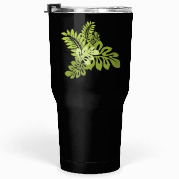 Discover Hibiscus Garden Leaves Tumblers 30 Oz