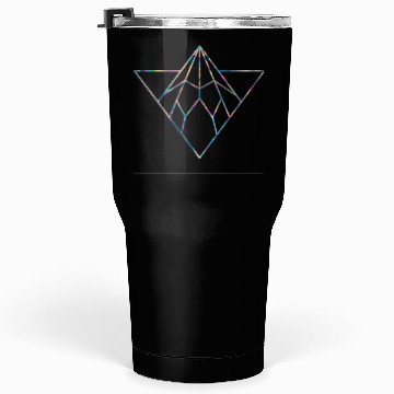 Discover Holographic iridescent triangle and diamond Tumblers 30 Oz