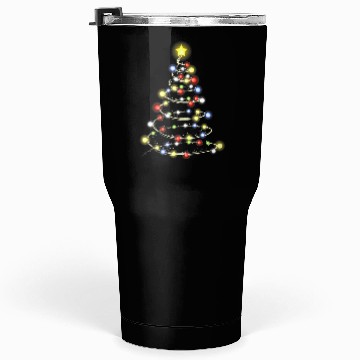 Discover christmas tree christmas light Tumblers 30 Oz