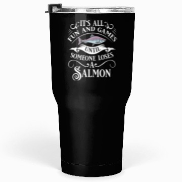 Discover Salmon Fishing Gift Coho Salmon Fish Tumblers 30 Oz