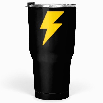 Discover yellow lightning bolt Tumblers 30 Oz
