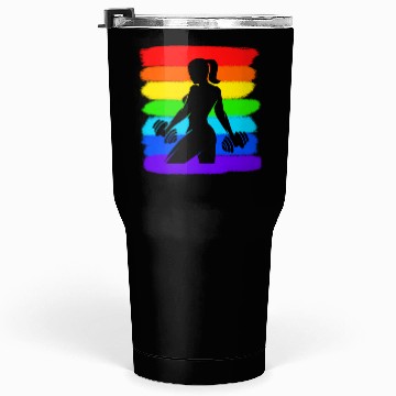 Discover Fitness - Gym - Workout - Woman - Colorful Tumblers 30 Oz
