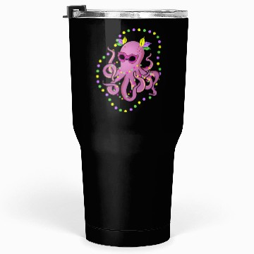 Discover Mardi Gras Octopus For Octopus Lover Tumblers 30 Oz