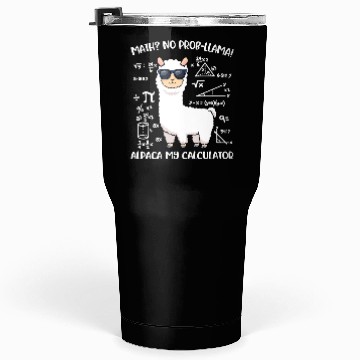 Discover Math Llama Funny Teacher Gift Tumblers 30 Oz