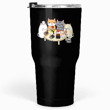 Discover Cat Sushi Tumblers 30 Oz