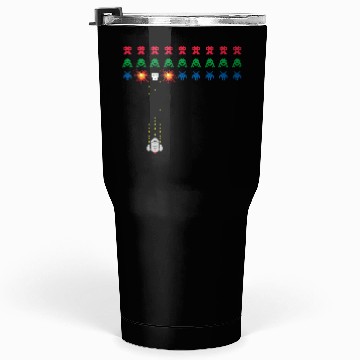 Discover Space Invader 8 bits old school game Tumblers 30 Oz