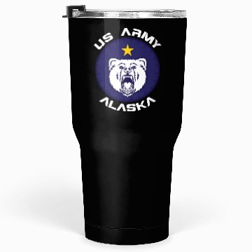 Discover Us Army Alaska Polar Bear Patch Tumblers 30 Oz