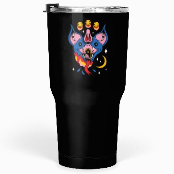 Discover TRIPPY BAT TATTOO SURREAL Tumblers 30 Oz