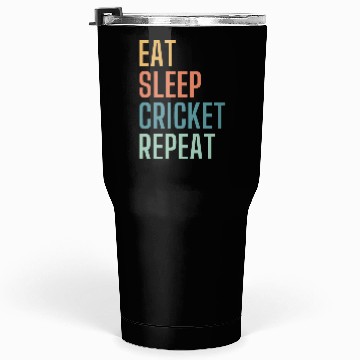 Discover Eat Sleep Cricket Repeat Tumblers 30 Oz