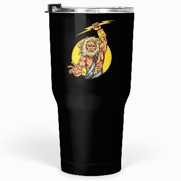 Discover Comic - God Zeus Lightning - bright Tumblers 30 Oz