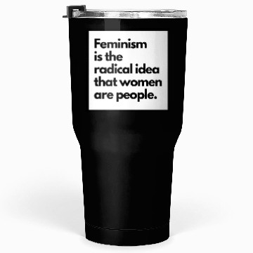 Discover Feminism solid back sticker Tumblers 30 Oz
