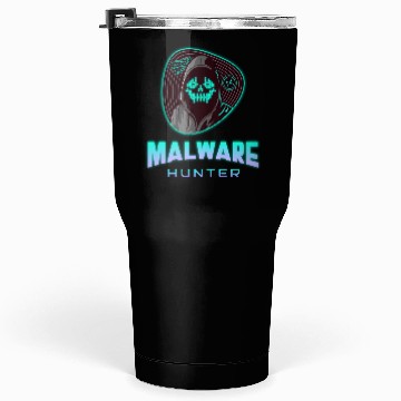 Discover Cyber Security - Malware Hunter Neon 2 Tumblers 30 Oz