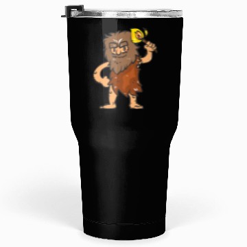 Discover Caveman with Torch Tumblers 30 Oz
