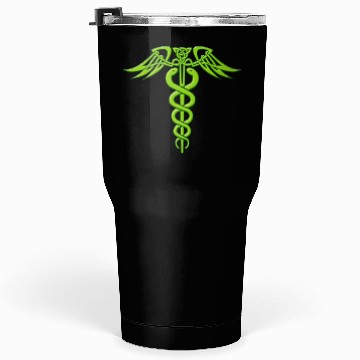 Discover Green Celtic Knot Caduceus Tumblers 30 Oz