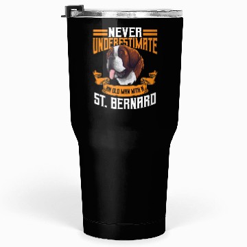 Discover Saint Bernard Gift Men Tumblers 30 Oz
