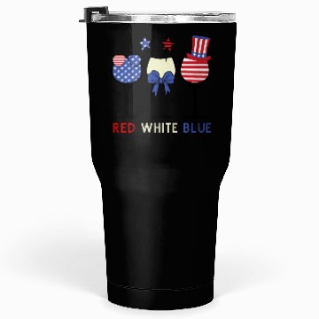 Discover Red White Blue and Cocktails Tumblers 30 Oz
