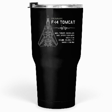 Discover F 14 Tomcat Schematics Tumblers 30 Oz