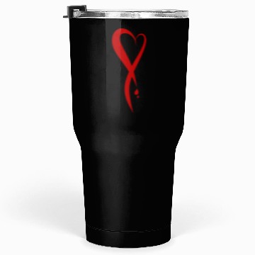 Discover Heart bleeding, hand drawn Tumblers 30 Oz