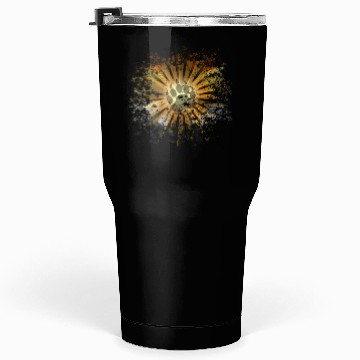 Discover Cool Grunge Distressed Bear Paw Bear Pride Flag Tumblers 30 Oz