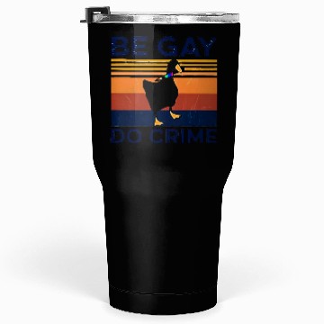 Discover Duck BGD crime Tumblers 30 Oz