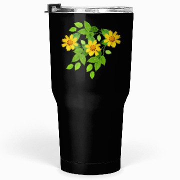 Discover yellow flowers Tumblers 30 Oz