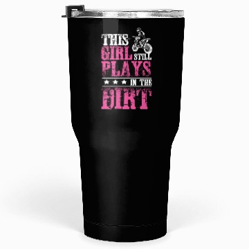 Discover Girl Motocross Dirt Bike Tumblers 30 Oz