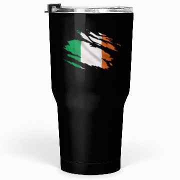 Discover Ireland Ripped Flag Tumblers 30 Oz