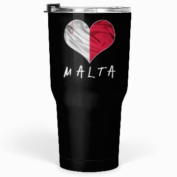 Discover Malta Love Flag Tumblers 30 Oz