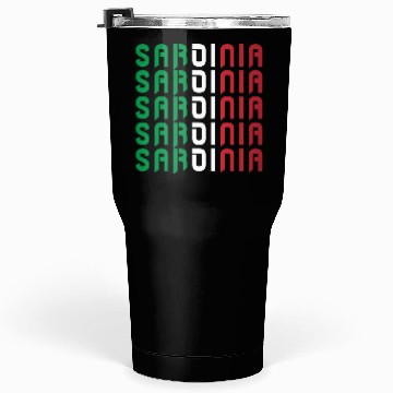 Discover Sardinia Italy Flags Design Tumblers 30 Oz