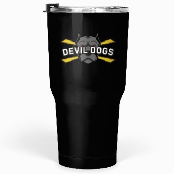 Discover Devil dogs v4 Tumblers 30 Oz