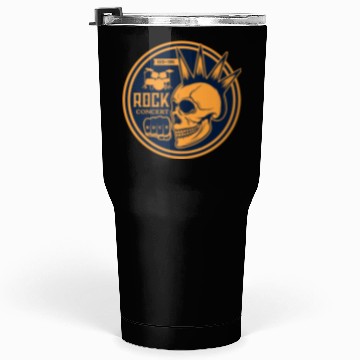 Discover Heavy rock and punk music Tumblers 30 Oz