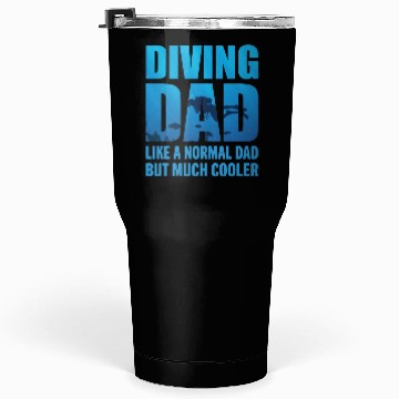 Discover Diving Dad Scuba Diving Tumblers 30 Oz