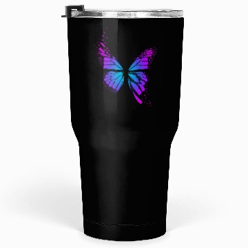 Discover Bright neon butterfly Tumblers 30 Oz