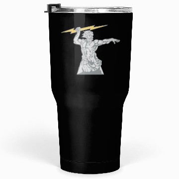 Discover Greek mythology Zeus lightning bolt silhouette Tumblers 30 Oz