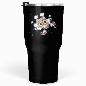 Discover owl skating Tumblers 30 Oz