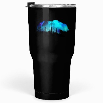 Discover Aurora Galaxy Bear Tumblers 30 Oz