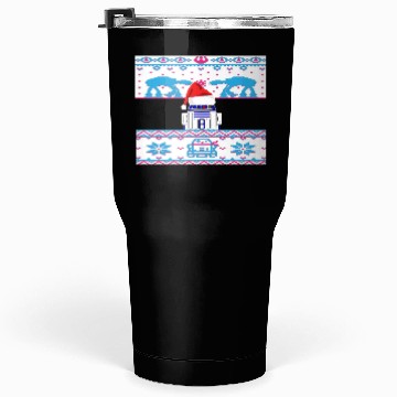 Discover R2D2 Ugly Christmas Sweater Tumblers 30 Oz