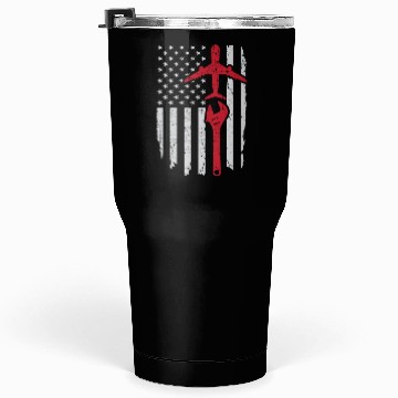 Discover Airplane Mechanic US Flag Aviation Technician Gift Tumblers 30 Oz