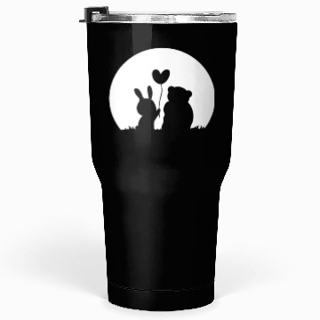 Discover Bunny and Bear Tumblers 30 Oz