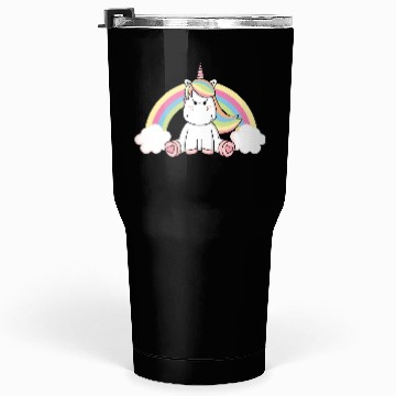 Discover Grumpy Unicorn Evil Bad Mood Unicorn Rainbow Tumblers 30 Oz