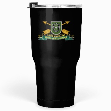 Discover Army US Army Special Forces Command Flash Tumblers 30 Oz