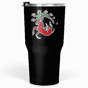 Discover Siberian Shaman Deer Tattoo Tumblers 30 Oz